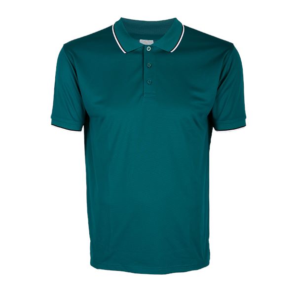 QD65 - Unisex Microfibre Tipped Collar & Cuff Polo Shirt 170gsm