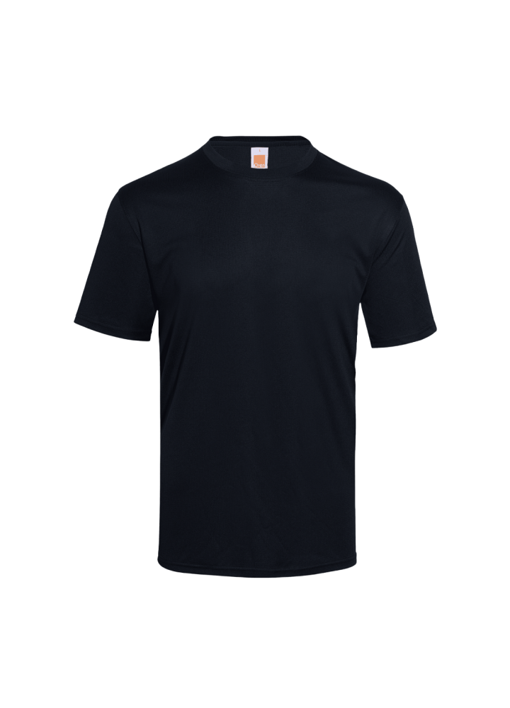 QD66 - Unisex Polyester Check Jacquard Antibac T-Shirt 140gsm
