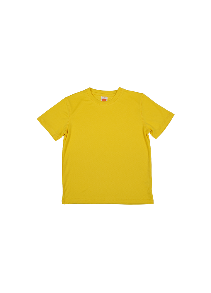QD68 - Kids Microfibre Eyelet Short Sleeve T-Shirt 160gsm