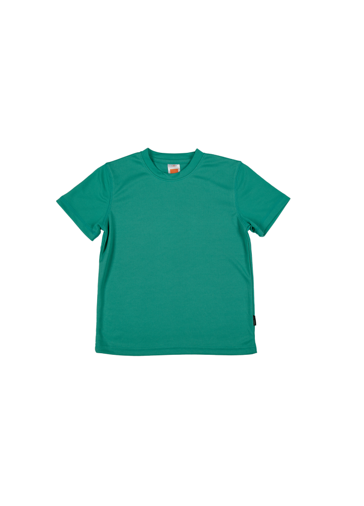 QD68 - Kids Microfibre Eyelet Short Sleeve T-Shirt 160gsm