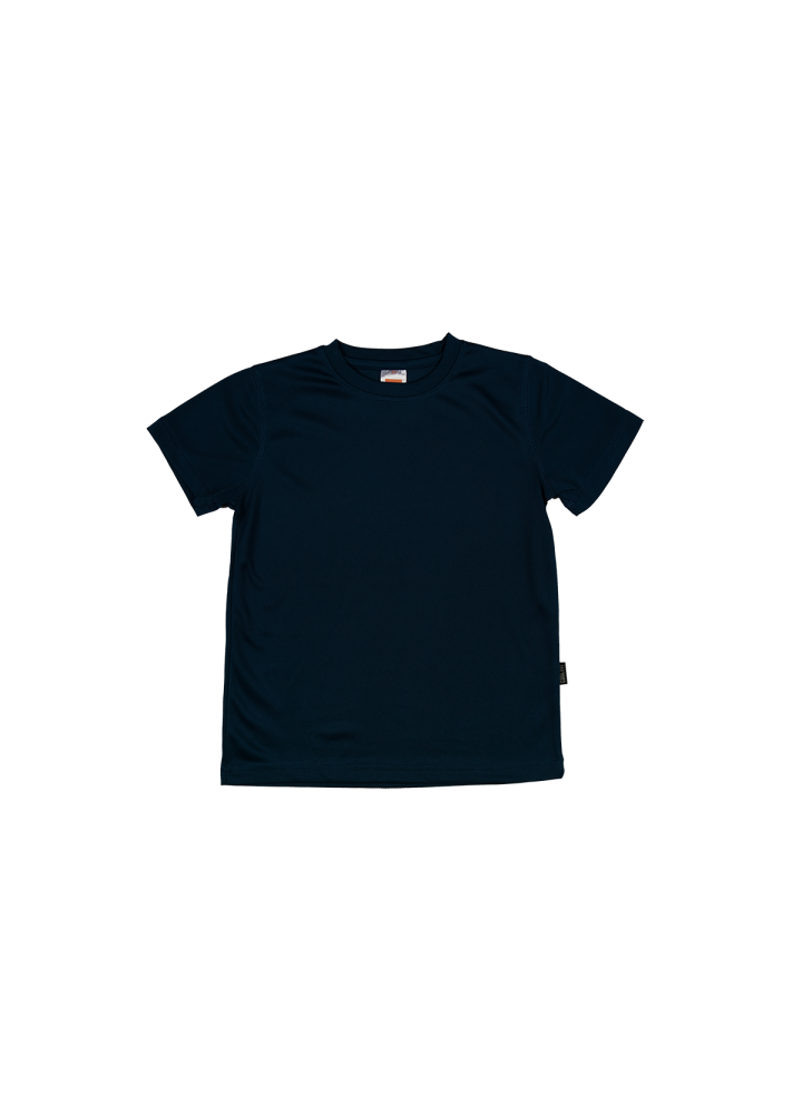 QD68 - Kids Microfibre Eyelet Short Sleeve T-Shirt 160gsm