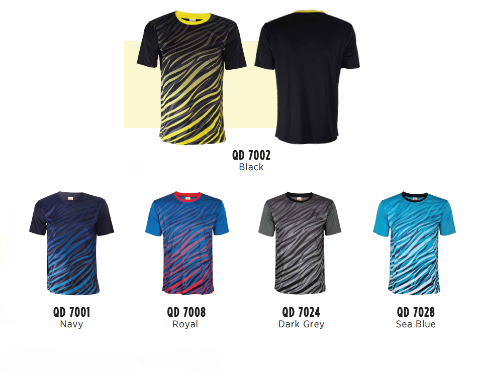 QD70 - Unisex Sublimation T-Shirt 150gsm