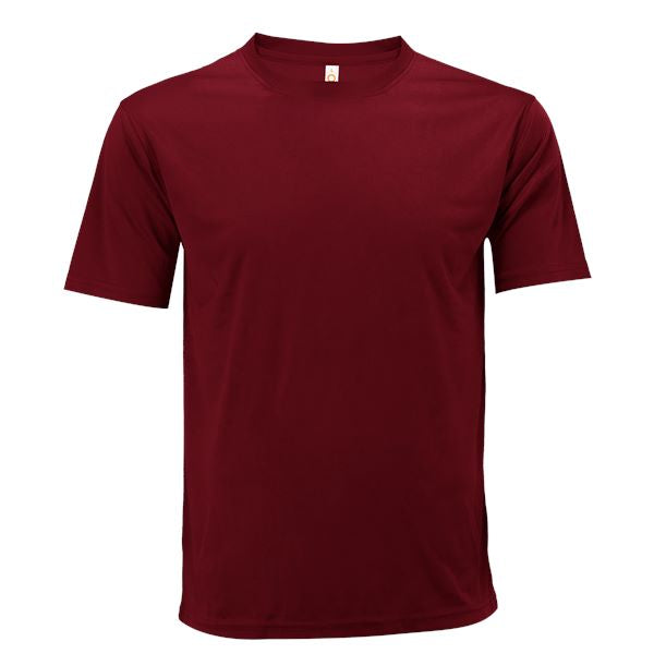QD72 - Unisex 100% Microfibre Mini Eyelet T-Shirt 150gsm