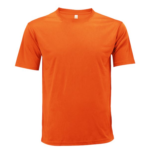 QD72 - Unisex 100% Microfibre Mini Eyelet T-Shirt 150gsm