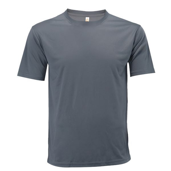 QD72 - Unisex 100% Microfibre Mini Eyelet T-Shirt 150gsm