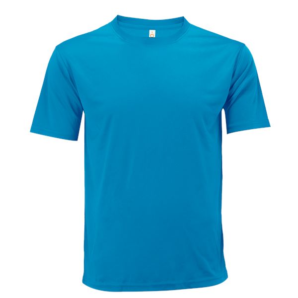 QD72 - Unisex 100% Microfibre Mini Eyelet T-Shirt 150gsm