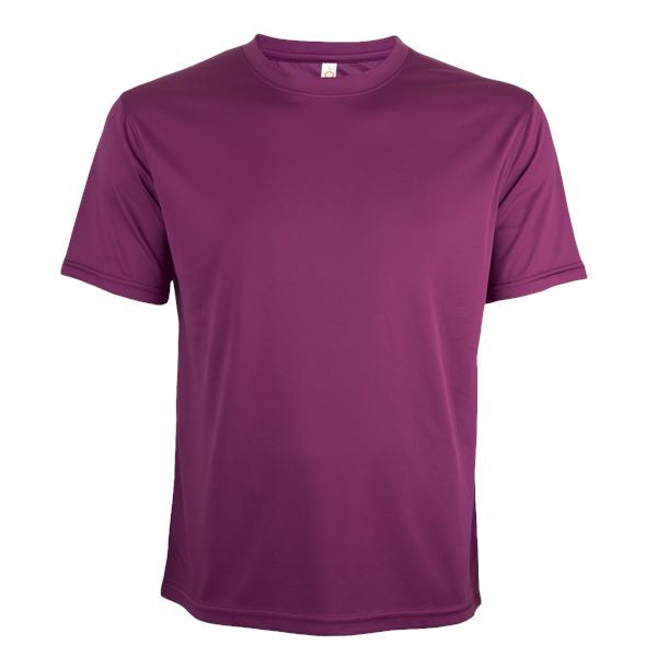 QD72 - Unisex 100% Microfibre Mini Eyelet T-Shirt 150gsm