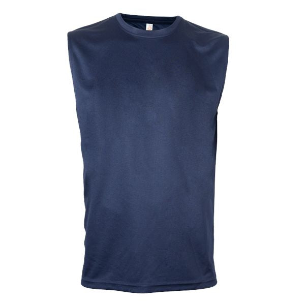 QD73 - Unisex 100% Microfibre Mini Eyelet Tank Top 150gsm
