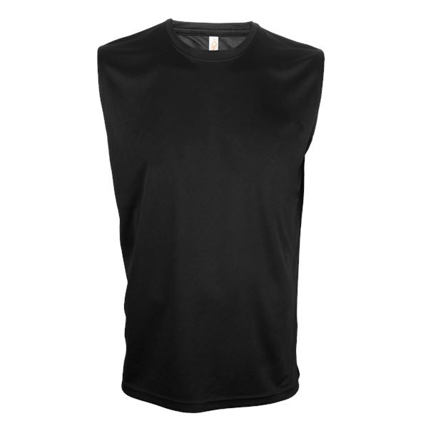 QD73 - Unisex 100% Microfibre Mini Eyelet Tank Top 150gsm