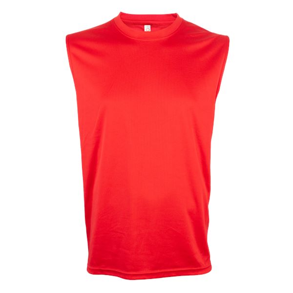 QD73 - Unisex 100% Microfibre Mini Eyelet Tank Top 150gsm