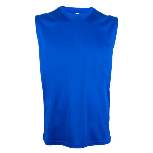 QD73 - Unisex 100% Microfibre Mini Eyelet Tank Top 150gsm