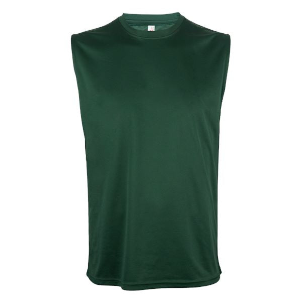 QD73 - Unisex 100% Microfibre Mini Eyelet Tank Top 150gsm