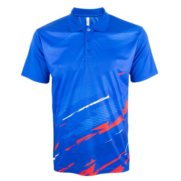 QD76 - Unisex Sublimation Mini Eyelet Polo Shirt 150gsm
