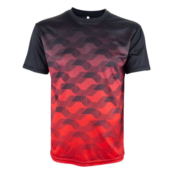 QD77 - Unisex Sublimation Mini Eyelet T-Shirt 150gsm