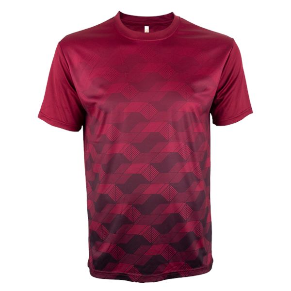 QD77 - Unisex Sublimation Mini Eyelet T-Shirt 150gsm