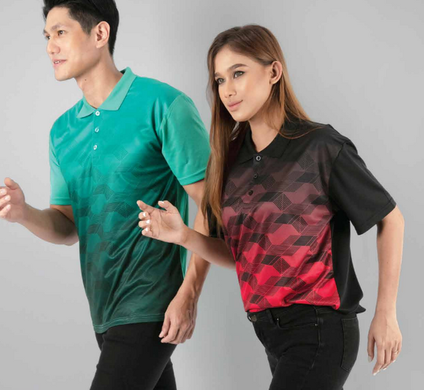 QD78 - Unisex Sublimation Mini Eyelet Polo Shirt 150gsm