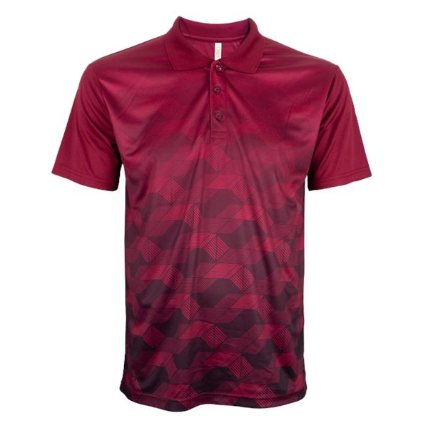 QD78 - Unisex Sublimation Mini Eyelet Polo Shirt 150gsm