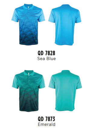 QD78 - Unisex Sublimation Mini Eyelet Polo Shirt 150gsm