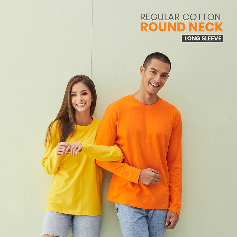 RC05 - Regular Round Neck Long Sleeved 160gsm