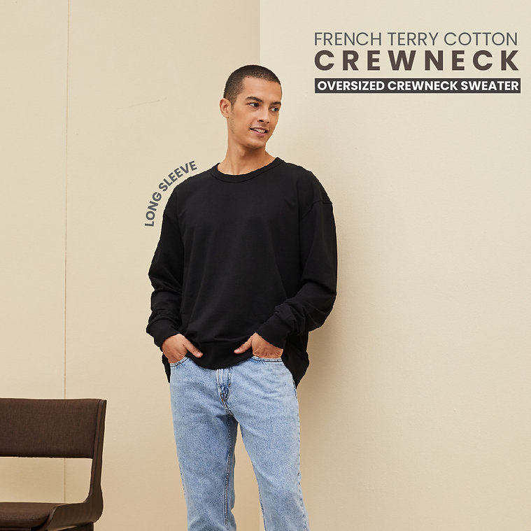RC09 - Oversized Crewneck Sweater 230GSM