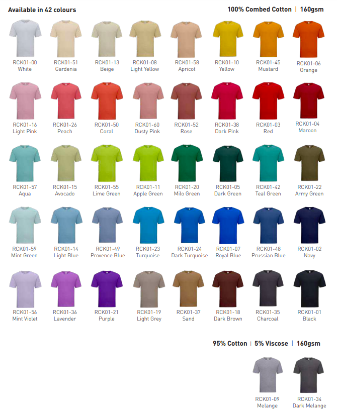 RCK01 - Roundneck Cotton [Kids] 180GSM