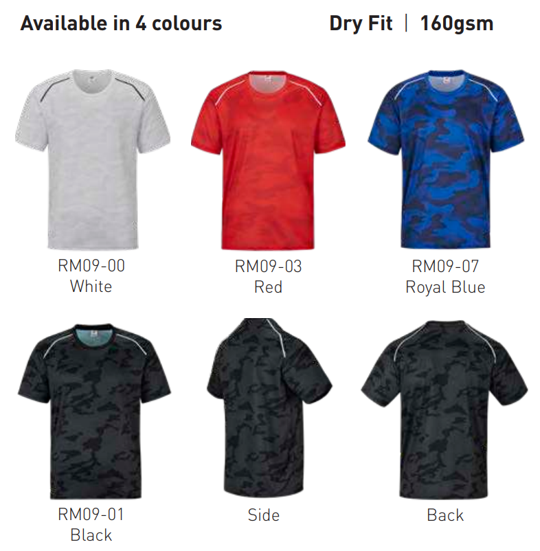 RM09 - Microfiber Round Neck 160GSM