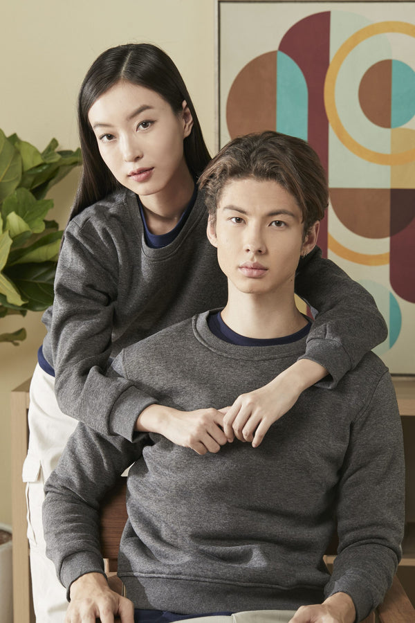 S01 - Crew Neck Long Sleeved Fleece Sweater 280gsm