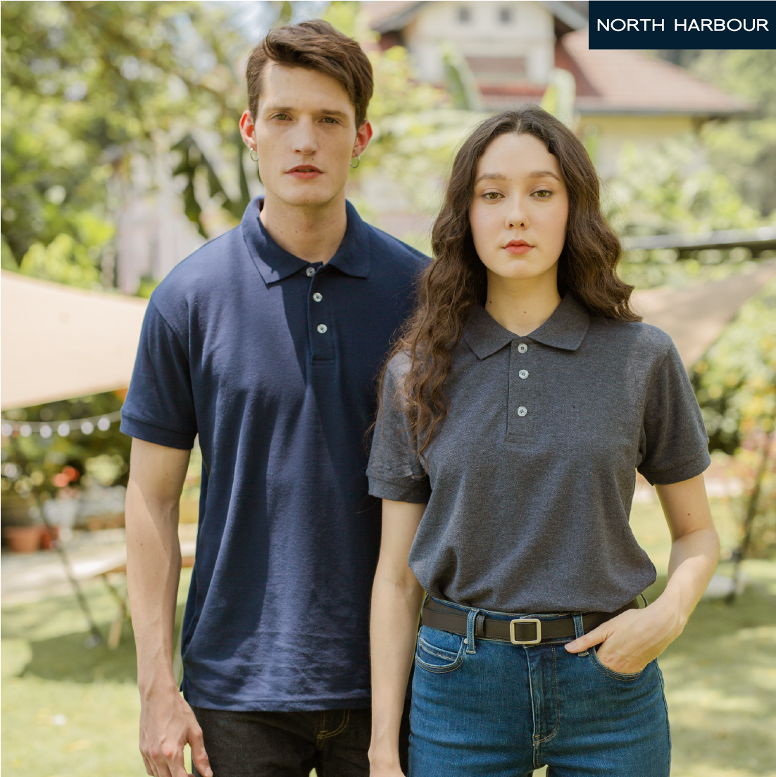 North Harbour Soft-Touch Polo T-shirt