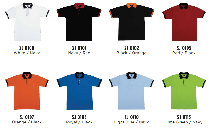SJ01 - Unisex TC Short Sleeve Polo Shirt 175gsm