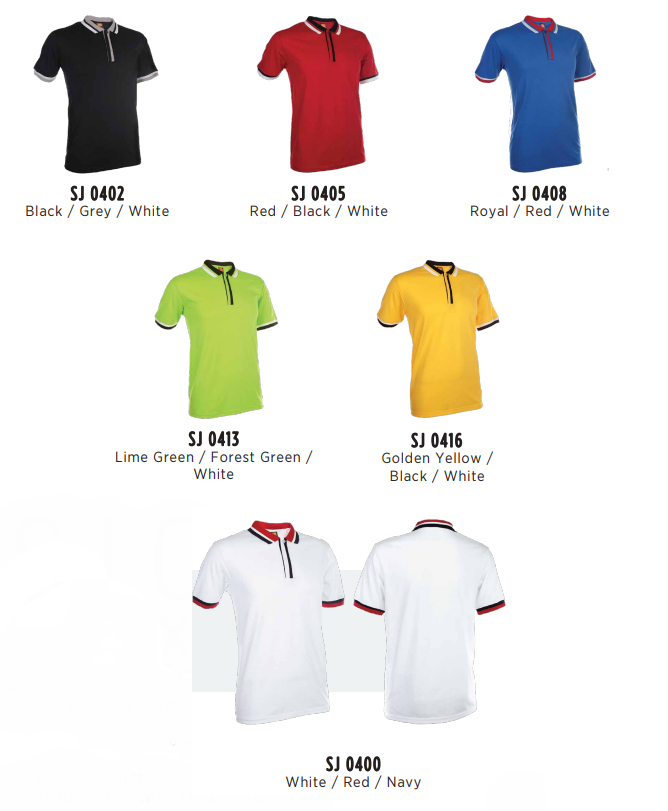 SJ04 - Unisex TC Short Sleeve Polo Shirt 175gsm