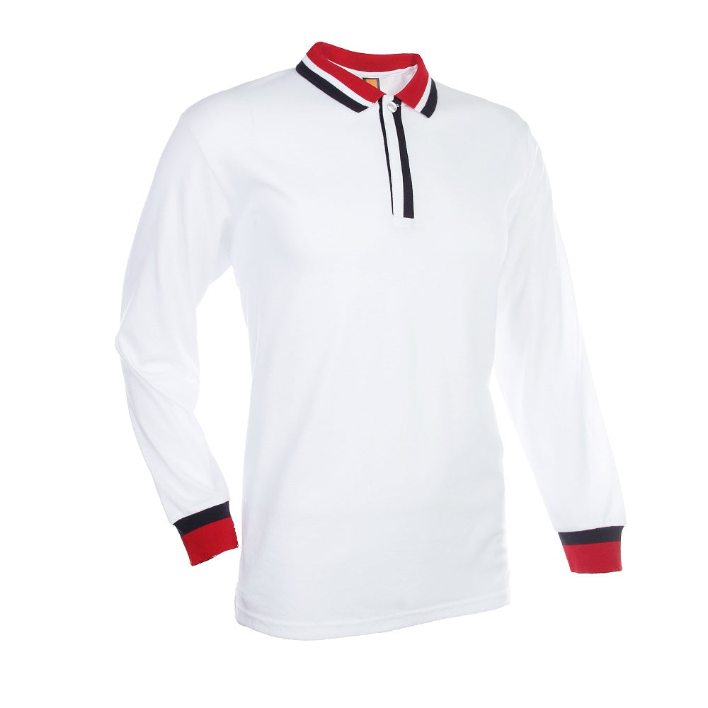 SJ05 - Unisex TC Long Sleeve Polo Shirt 175gsm