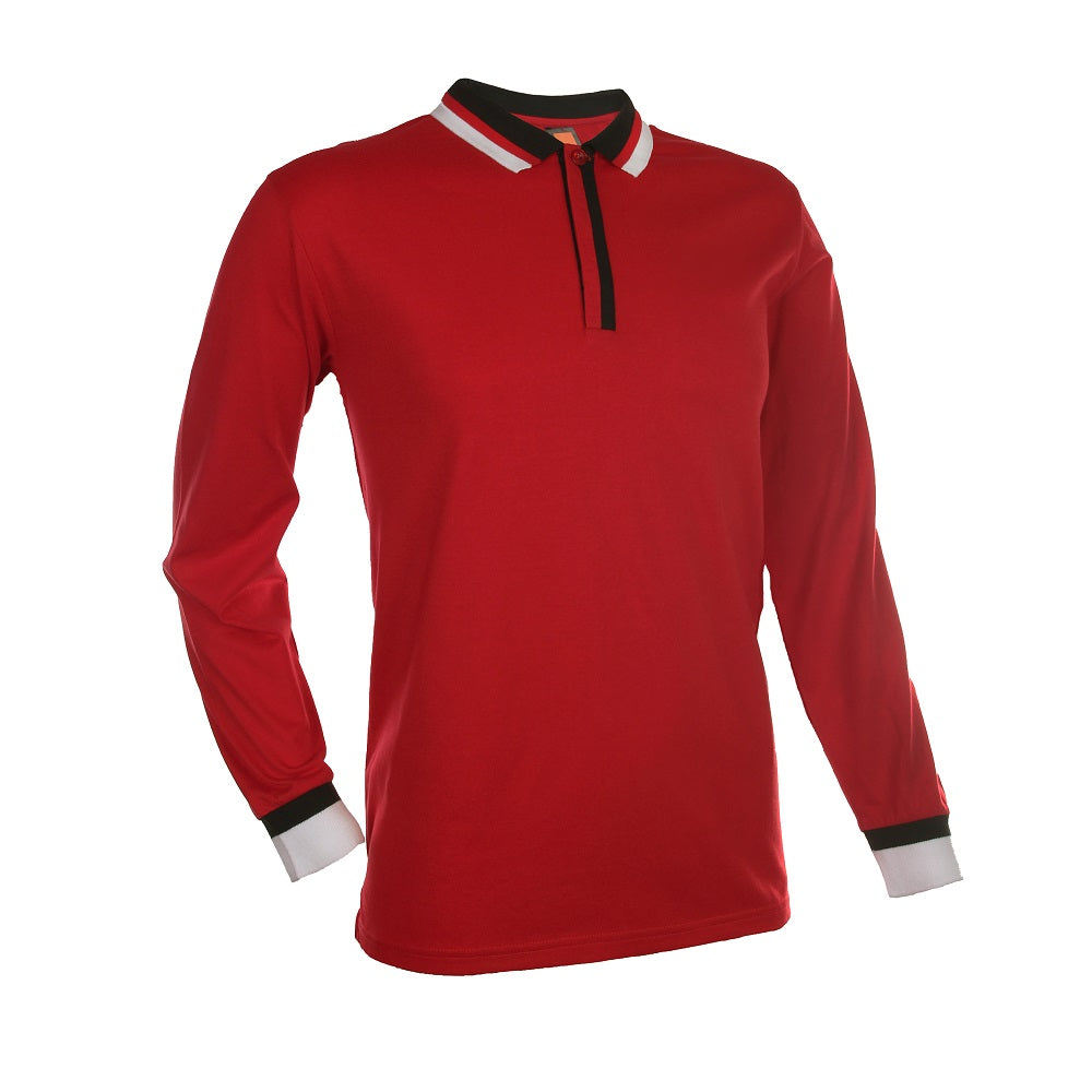 SJ05 - Unisex TC Long Sleeve Polo Shirt 175gsm