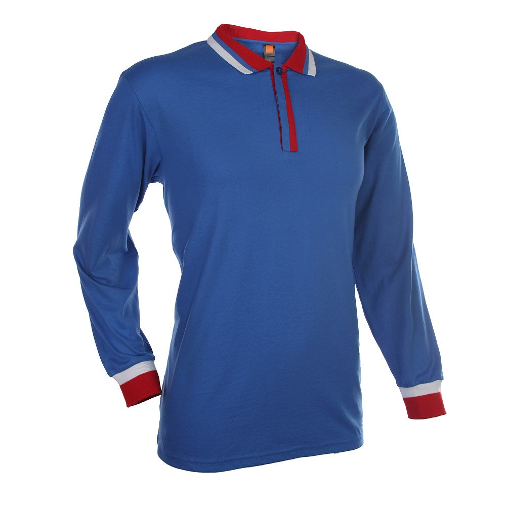 SJ05 - Unisex TC Long Sleeve Polo Shirt 175gsm