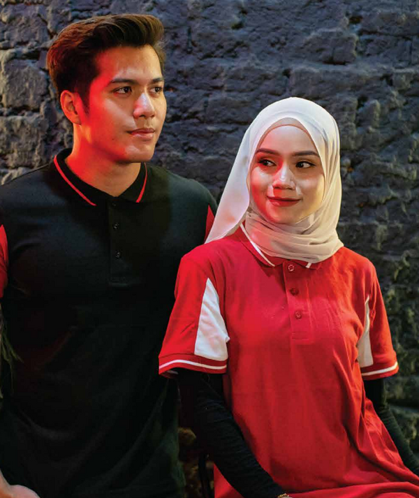 SJ09 - Unisex TC Polo Shirt Tipped Collar & Cuff 175gsm
