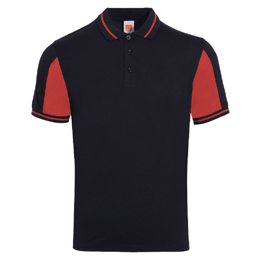 SJ09 - Unisex TC Polo Shirt Tipped Collar & Cuff 175gsm