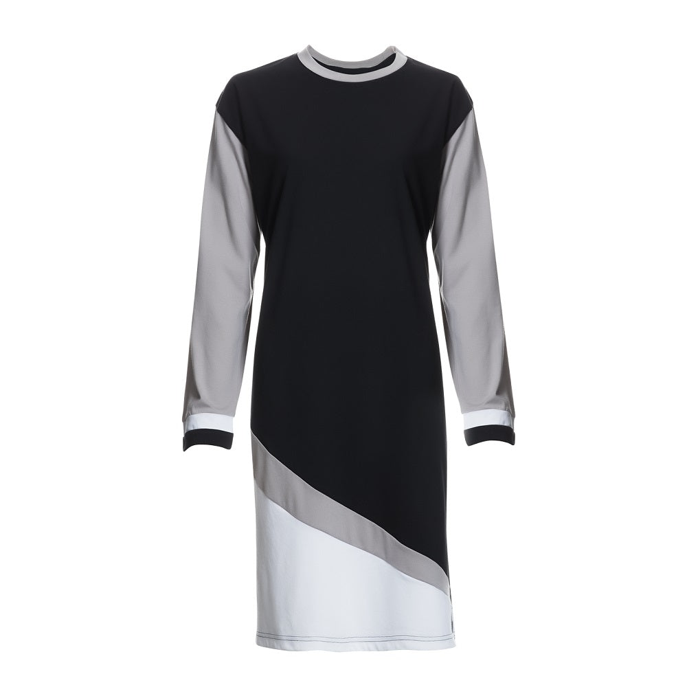 SK02 - FEMALE TC Round Neck Long Sleeve Muslimah 175gsm