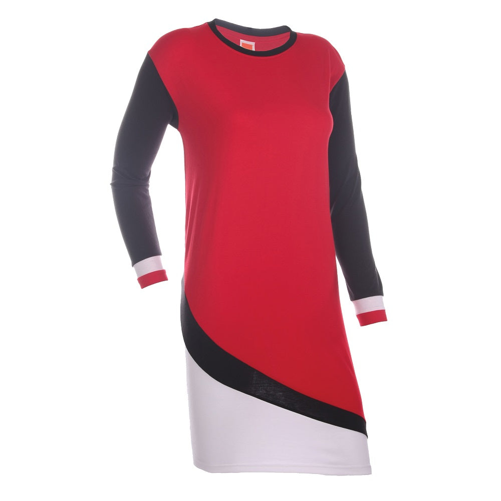 SK02 - FEMALE TC Round Neck Long Sleeve Muslimah 175gsm