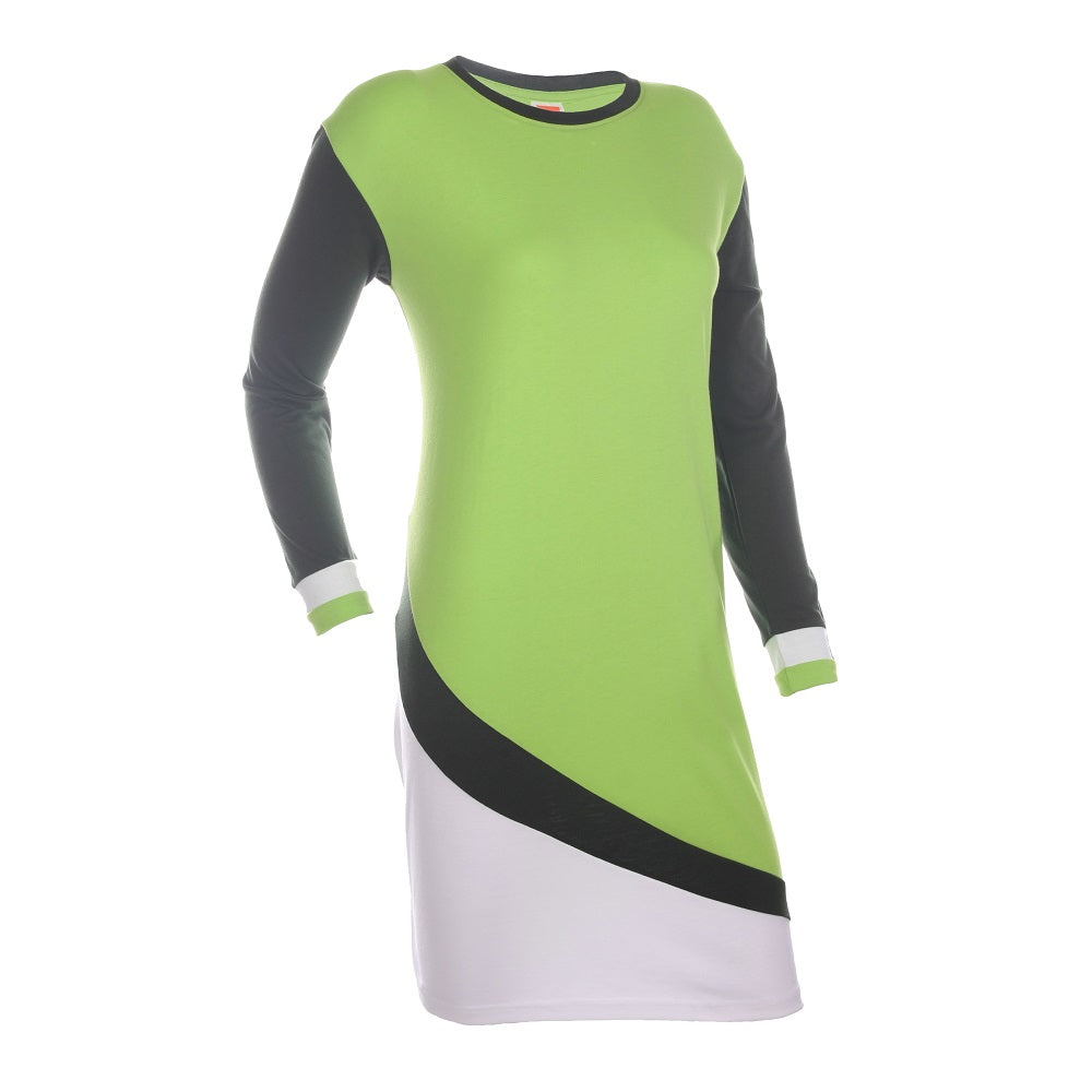 SK02 - FEMALE TC Round Neck Long Sleeve Muslimah 175gsm