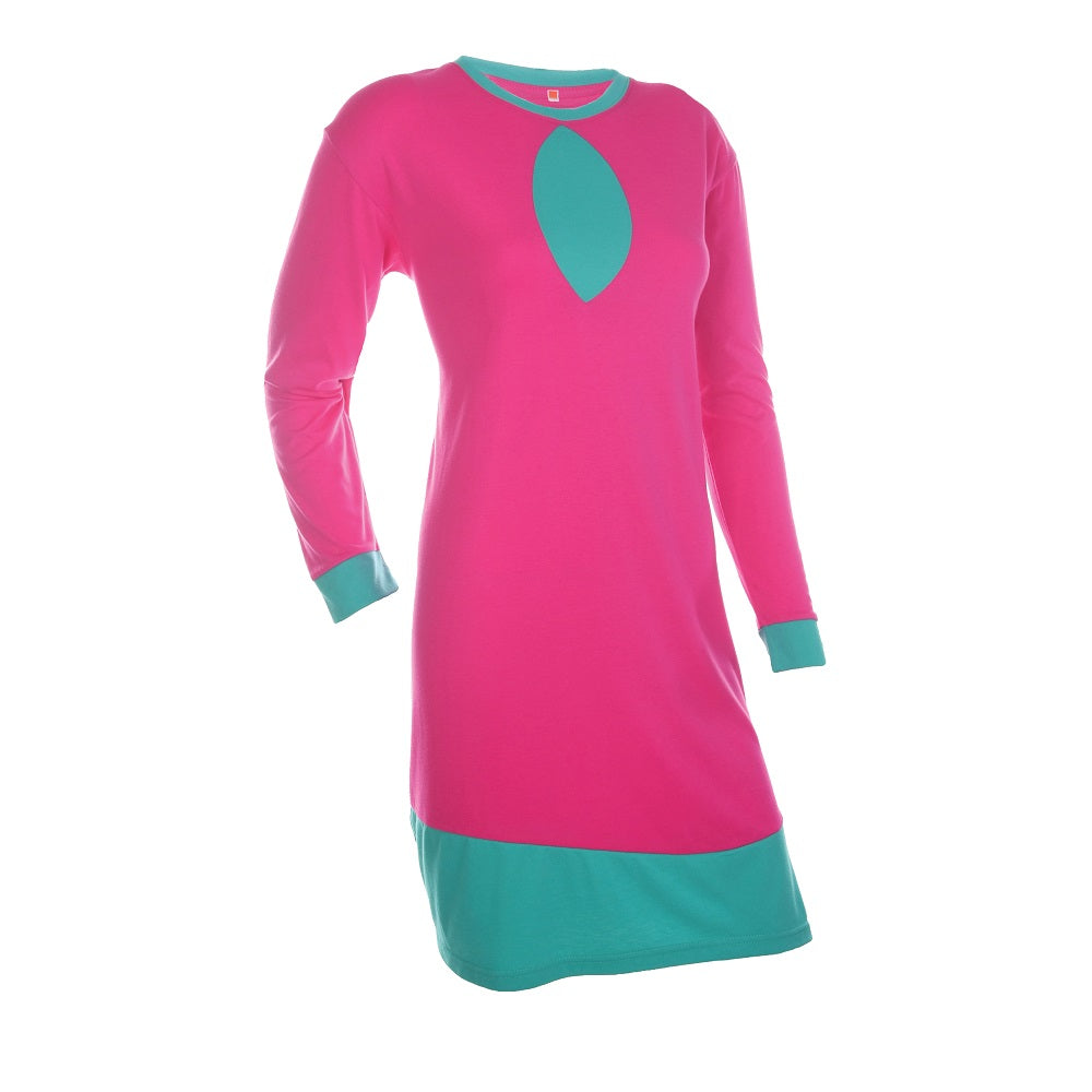 SK03 - FEMALE TC Round Neck Long Sleeve Muslimah 175gsm