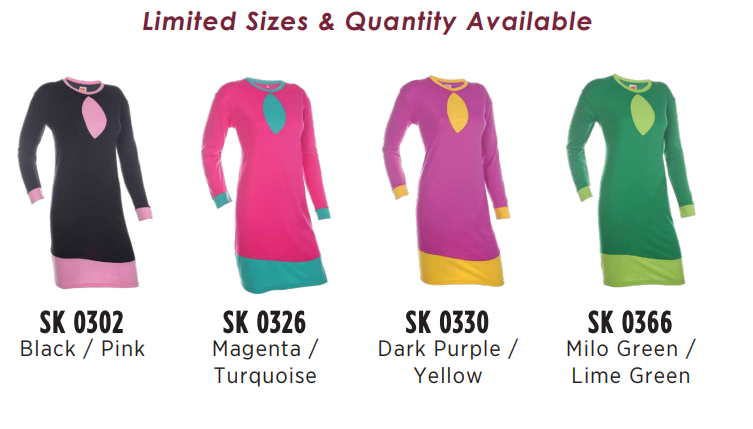 SK03 - FEMALE TC Round Neck Long Sleeve Muslimah 175gsm