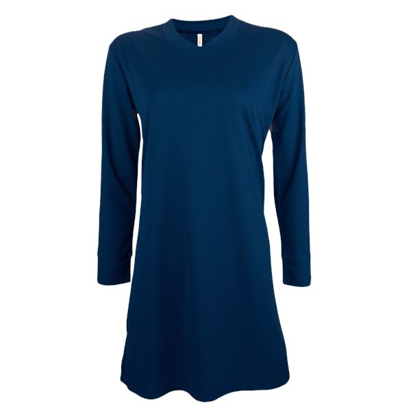 SK05 - FEMALE MICROFIBRE EYELET V-Neck Long Sleeve Muslimah 160gsm