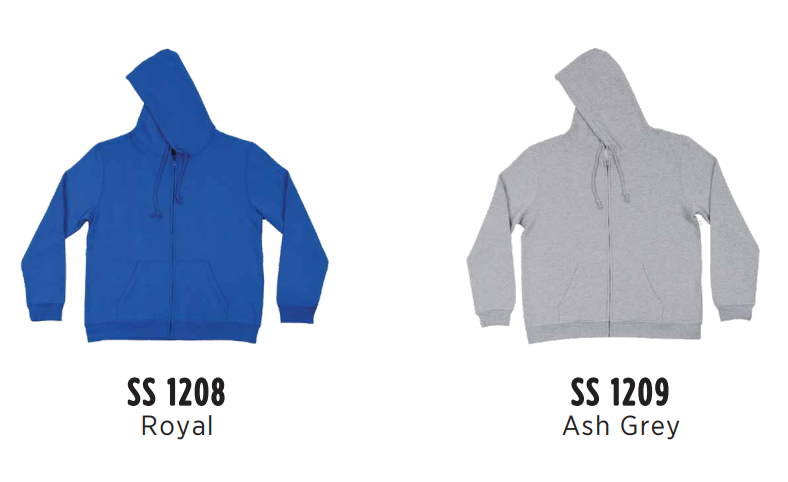 SS 12 - UNISEX Full-Zip Hoodie 250gsm