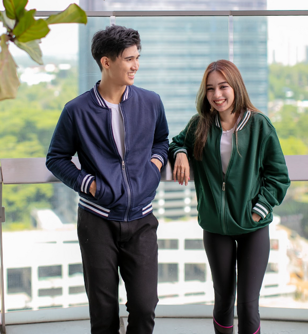 SS 13 - UNISEX FULL-ZIP Varsity Jacket 240gsm