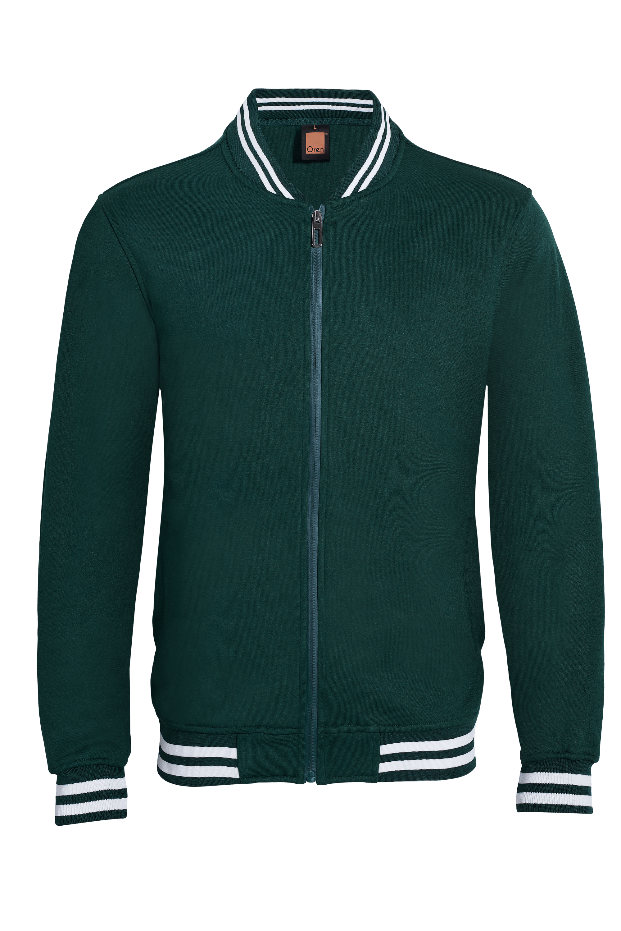 SS 13 - UNISEX FULL-ZIP Varsity Jacket 240gsm