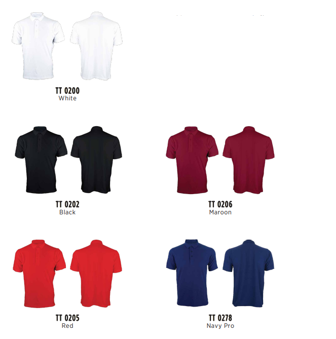 TT02 - Tritan Premium Collection Pique Polo Shirt 240gsm