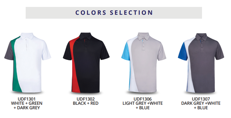 UDF13 - Ultifresh Contrast CS Sash Polo T-Shirt (Unisex)