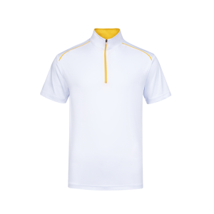 UDF20 - Ultifresh Oriental Zip Up Collar Polo T-Shirt (Unisex)