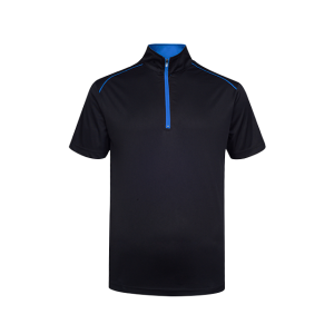 UDF20 - Ultifresh Oriental Zip Up Collar Polo T-Shirt (Unisex)