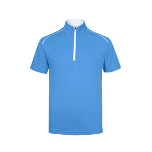 UDF20 - Ultifresh Oriental Zip Up Collar Polo T-Shirt (Unisex)