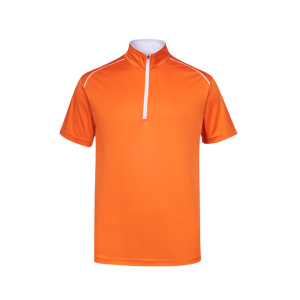 UDF20 - Ultifresh Oriental Zip Up Collar Polo T-Shirt (Unisex)
